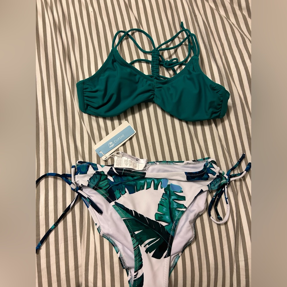 NEW Cupshe bikini with tags